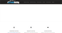 Desktop Screenshot of createhosting.co.nz